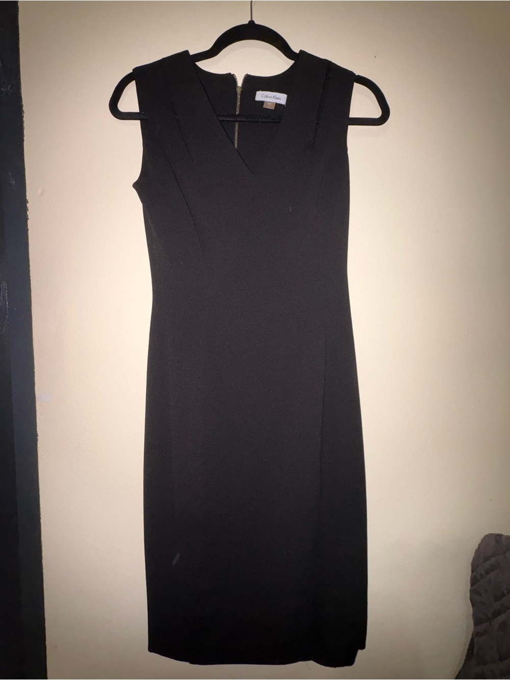 Calvin Klein Black Sleeveless Dress